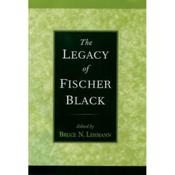 ISBN The Legacy of Fischer Black English