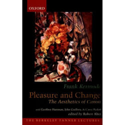 ISBN Pleasure and Change ( The Aesthetics of Canon ) 112 pages English