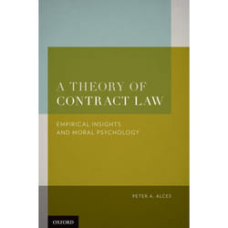ISBN A Theory of Contract Law ( Empirical Insights and Moral Psychology ) 348 pages English