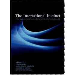ISBN The Interactional Instinct ( The Evolution and Acquisition of Language ) book English Hardcover