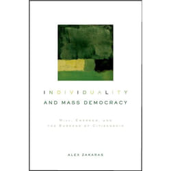 ISBN Individuality and Mass Democracy ( Mill Emerson and the Burdens of Citizenship ) 264 pages English