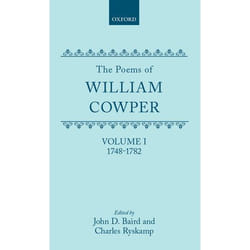 ISBN The Poems of William Cowper ( Volume I: 1748-1782 ) book