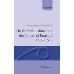 ISBN The Re-establishment of the Church of England 1660-1663 book 244 pages