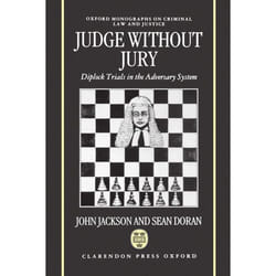 ISBN Judge Without Jury ( Diplock Trials in the Adversary System ) book 344 pages