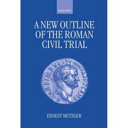 ISBN A New Outline of the Roman Civil Trial book 184 pages