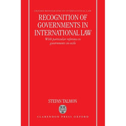 ISBN Recognition of Governments in International Law ( With Particular Reference to Governments in Exile ) book English Paperback 466 pages