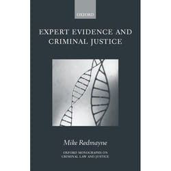 ISBN Expert Evidence and Criminal Justice book 244 pages