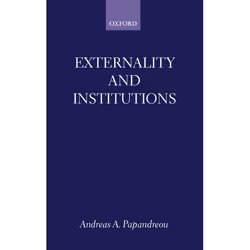 ISBN Externality and Institutions, Andreas A. Papandreou, Any gender, Oxford University Press, 12/03/1998, 1 pc(s)
