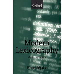 ISBN Modern Lexicography ( An Introduction ) book 288 pages
