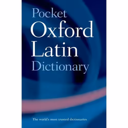 ISBN Pocket Oxford Latin Dictionary, 496 pages