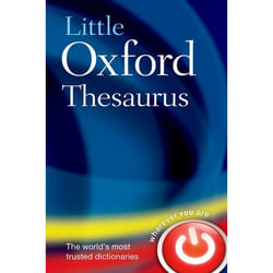ISBN Little Oxford Thesaurus book 672 pages