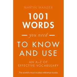 ISBN 1001 Words You Need To Know and Use ( An A-Z of Effective Vocabulary ) book 176 pages