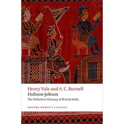 ISBN Hobson-Jobson ( The Definitive Glossary of British India ) book English Hardcover 624 pages