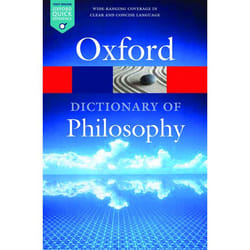 ISBN The Oxford Dictionary of Philosophy 544 pages English