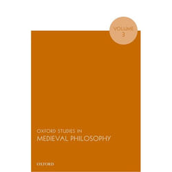 ISBN Oxford Studies in Medieval Philosophy Volume 3 book English Hardcover 208 pages