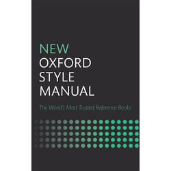 ISBN New Oxford Style Manual book 928 pages