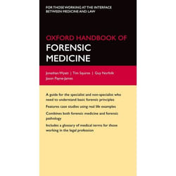 ISBN Oxford Handbook of Forensic Medicine English