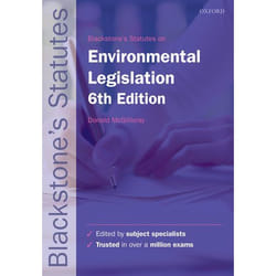 ISBN Blackstone's Environmental Legislation book