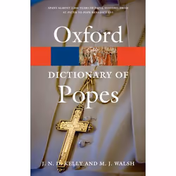 ISBN A Dictionary of Popes, 372 pages