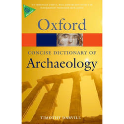 ISBN Concise Oxford Dictionary of Archaeology 560 pages English