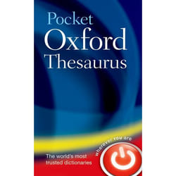 ISBN Pocket Oxford Thesaurus book 928 pages