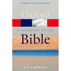 ISBN A Dictionary of the Bible 432 pages English