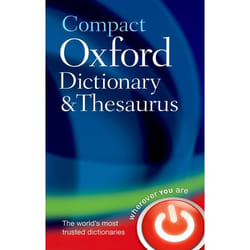 ISBN Compact Oxford Dictionary & Thesaurus book 1120 pages