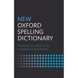 ISBN New Oxford Spelling Dictionary book 608 pages