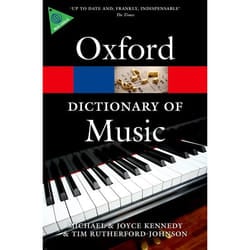 ISBN The Oxford Dictionary of Music book 976 pages