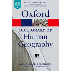 ISBN A Dictionary of Human Geography English