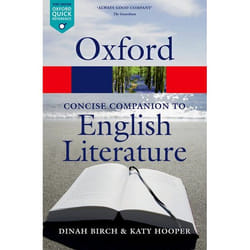 ISBN The Concise Oxford Companion to English Literature 832 pages