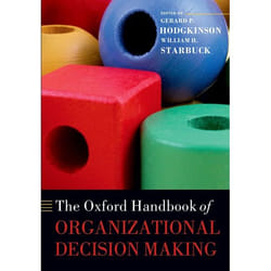 ISBN The Oxford Handbook of Organizational Decision Making book English Hardcover