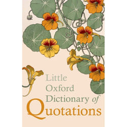 ISBN Little Oxford Dictionary of Quotations book 496 pages