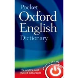 ISBN Pocket Oxford English Dictionary book