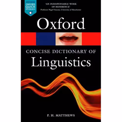 ISBN The Concise Oxford Dictionary of Linguistics, P. H. Matthews, English, Oxford University Press, 13/03/2014, Any gender, ...