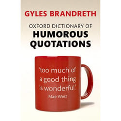 ISBN Oxford Dictionary of Humorous Quotations book English Hardcover 496 pages