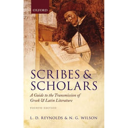 ISBN Scribes and Scholars ( A Guide to the Transmission of Greek and Latin Literature ) book English Hardcover 352 pages