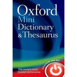 ISBN Oxford Mini Dictionary and Thesaurus book 800 pages