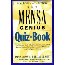 ISBN The Mensa Genius Quiz book Educational English Paperback 144 pages