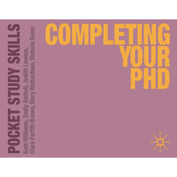 ISBN Completing Your PhD book English Paperback 136 pages