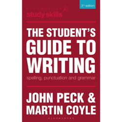 ISBN The Student's Guide to Writing book English Paperback 184 pages