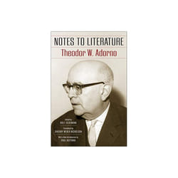 Notes to Literature by Adorno & Theodor W.