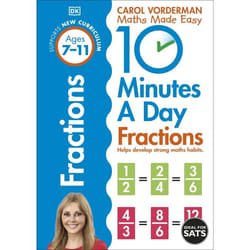 ISBN 10 Minutes a Day Fractions book Mathematics English Paperback 80 pages