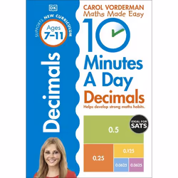 ISBN 10 Minutes a Day Decimals, Mathematics, English, Paperback, 80 pages