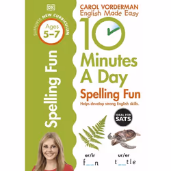 ISBN 10 Minutes a Day Spelling Fun Ages 5-7 Key Stage 1, Educational, English, Paperback, 80 pages