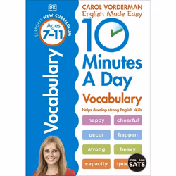 ISBN 10 Minutes a Day Vocabulary Ages 7-11 Key Stage 2, Educational, English, Paperback, 80 pages