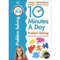 ISBN 10 Minutes a Day Problem Solving Ages 7-9 Key Stage 2, Mathematics, English, Paperback, 80 pages