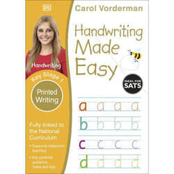 ISBN Handwriting Made Easy Ages 5-7 Key Stage 1 Printed Writing book Educational English Paperback 40 pages