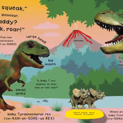 ISBN Roar! Roar! Baby Dinosaur book Educational English Hardcover 12 pages