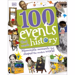 ISBN 100 Events That Made History, History, English, Hardcover, 128 pages
